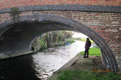 Julie standing under Bridge 196.jpg -                                